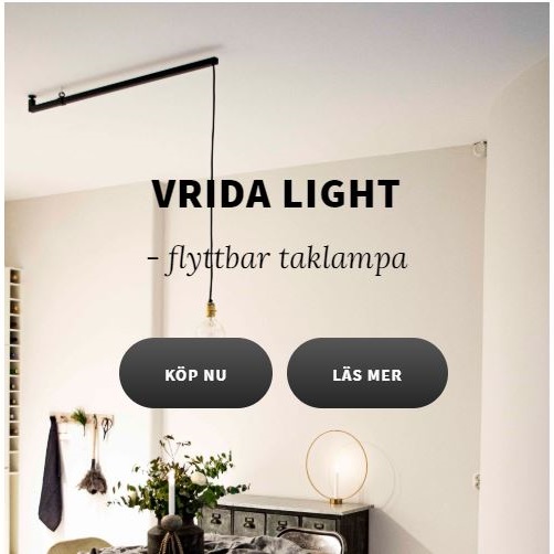 Förlängningsarm Vrida Light